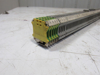 Phoenix Contact UK4 Terminal Block Strip On DIN Rail 125+ Pieces