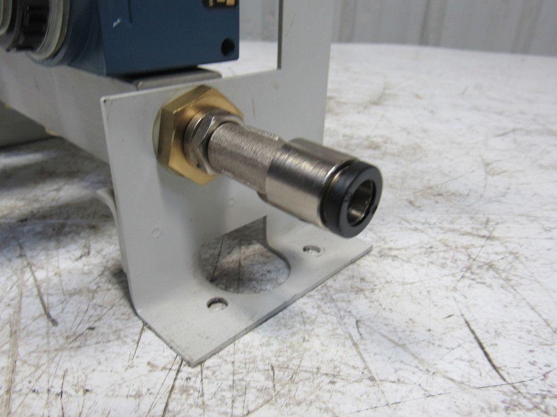 Rexroth Mecman 5350221010 6 Bar Air Pressure Regulator 3 Way Manifold Assembly