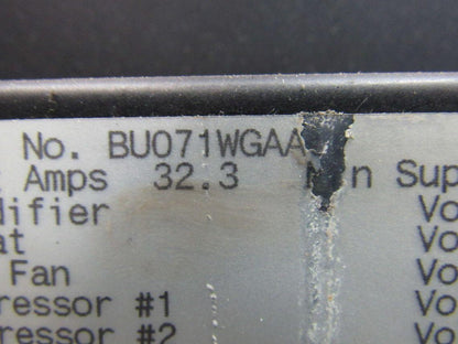 Liebert BU071WAA Liebert Upflow liquid Cooled AC 460v 3Ph