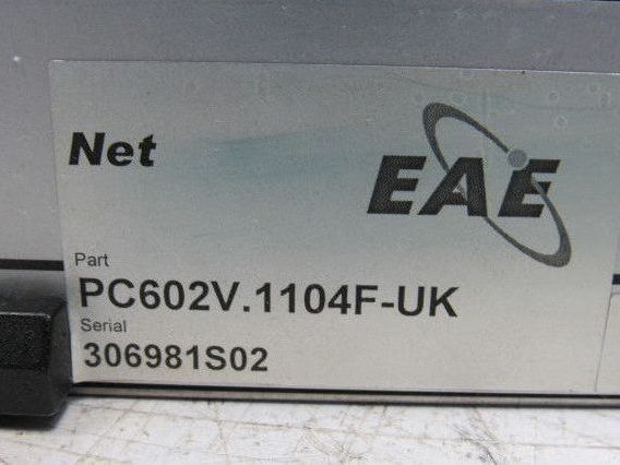 EAE PC602V.1104F-UK Operator Interface Control Display