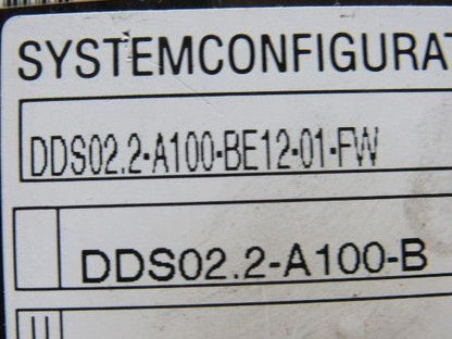Indramat DDS02.2-A100-BE12-01-FW Ac Servo Controller