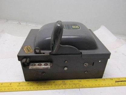 Square D A85351 3 Pole Fusible Safety Switch 30A 240V Max.