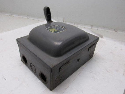 Square D A85351 3 Pole Fusible Safety Switch 30A 240V Max.