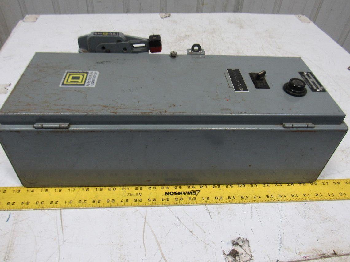Square D 8539 SCG43 15A NEMA Size 1 Starter Disconnect Combo