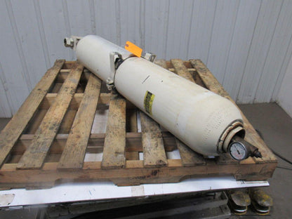 Hydac 364162 Hydraulic Accumulator W/Shut-Off Nitrogen Charge 3000PSI