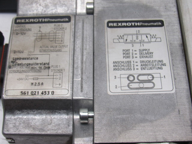 Rexroth 561 021 4530 4197 Pneumatic Control Valve