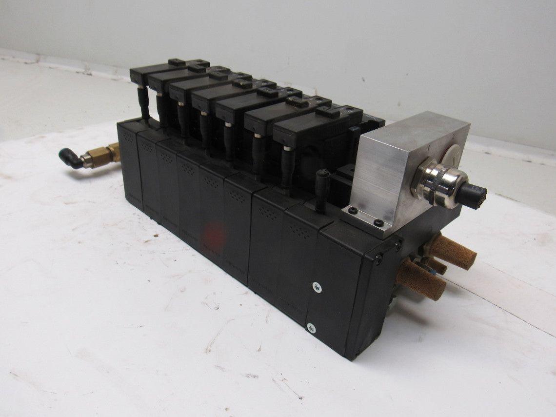 Rexroth 335 505 0920 Pneumatic Valve Manifold Assembly 576 360 020 0