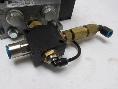 Rexroth 335 505 0920 Pneumatic Valve Manifold Assembly 576 360 020 0