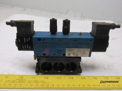 Rexroth P69882-5 Pneumatic Valve 24VDC Coil W/Manifold Block