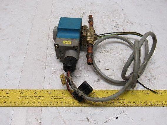 Danfoss 018Z6857 Solenoid Valve Coil 24VDC 3/8 OD Sweat