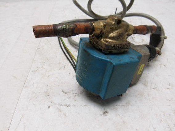 Danfoss 018Z6857 Solenoid Valve Coil 24VDC 3/8 OD Sweat