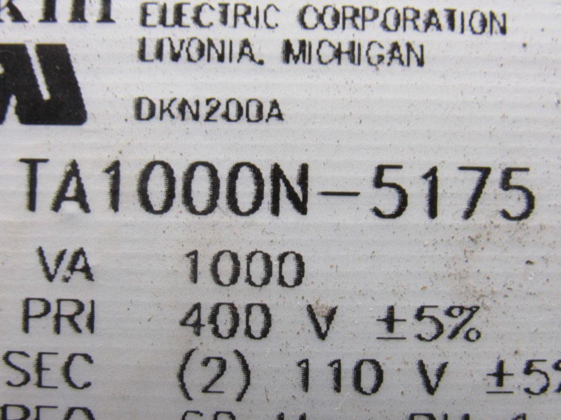 Daykin TA100N-5175 1000VA PRI: 230/460V SEC: 110/220 1PH Transformer