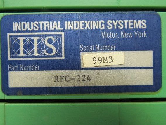 Industrial Indexing Systems IIS RFC-224 REV H Memory Board CPU