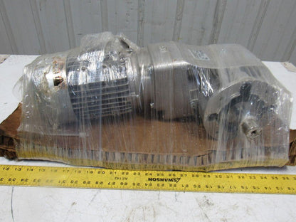 Nord SK80S/4 20:1 Ratio 84RPM 0.63kW 265/480V 50/60Hz RH Output Gear Motor