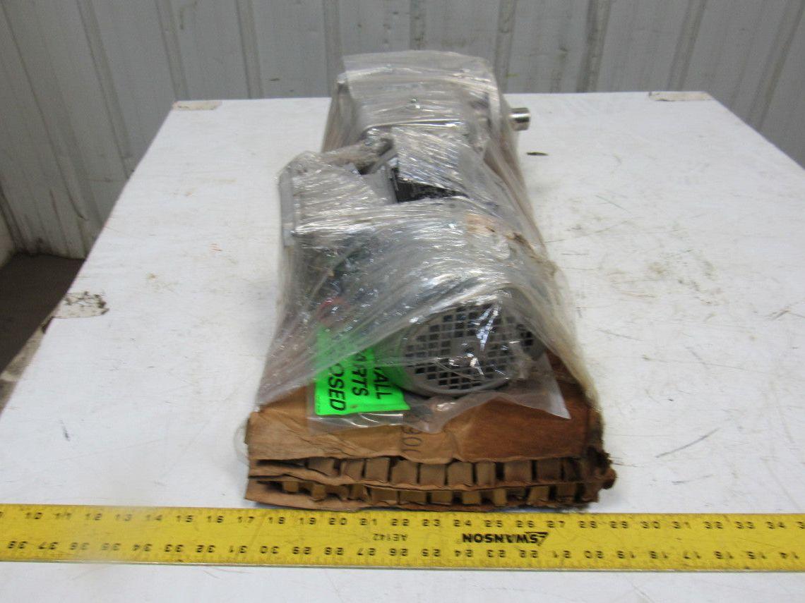 Nord SK80S/4 20:1 Ratio 84RPM 0.63kW 265/480V 50/60Hz RH Output Gear Motor