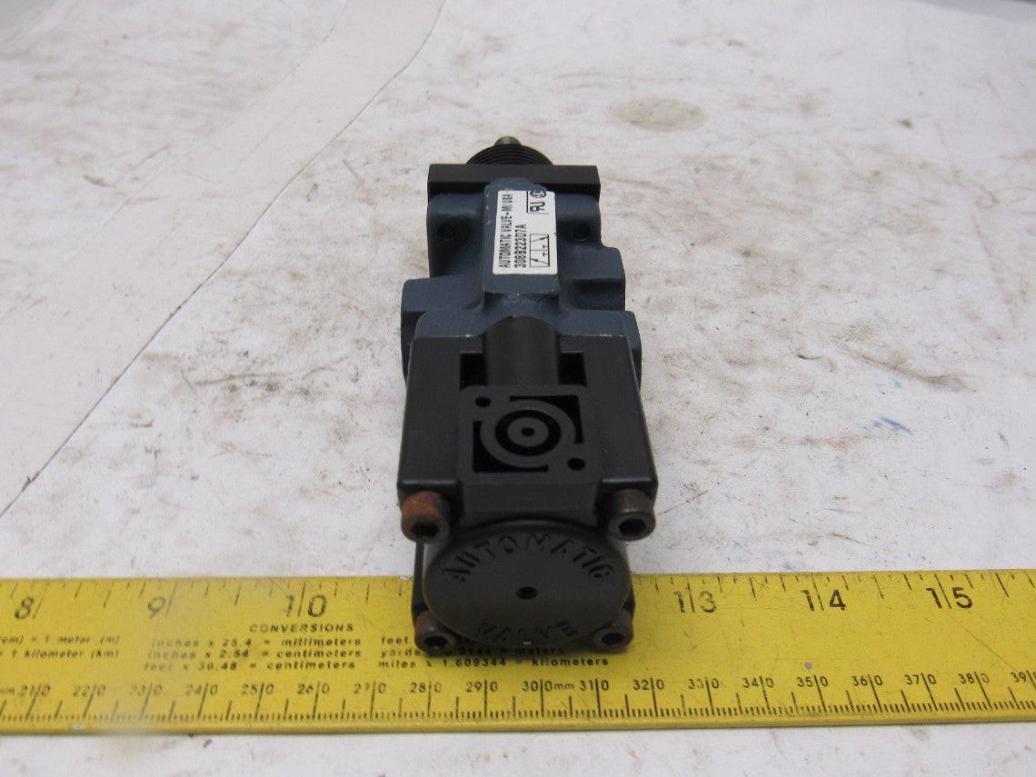 Automatic Valve 308B223D7A Manual Push/Pull 2-way Pneumatic Valve 1/4"Npt