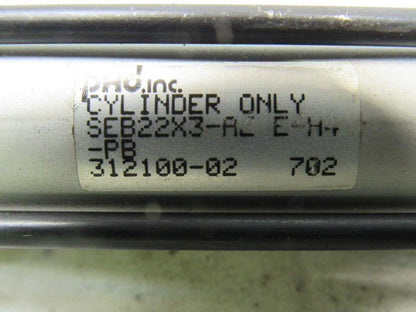 PHD SEB22x3-AL-E-H4 Pneumatic Cylinder 3" Stroke 22mm Bore