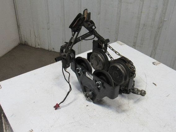 Yale 509150-1 2 Ton Hoist Chain Geared Beam Trolley 40A 600V Pickup Collector