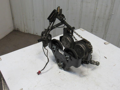 Yale 509150-1 2 Ton Hoist Chain Geared Beam Trolley 40A 600V Pickup Collector