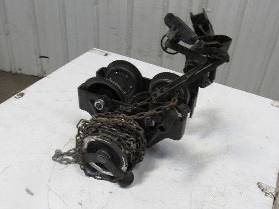Yale 509150-1 2 Ton Hoist Chain Geared Beam Trolley 40A 600V Pickup Collector