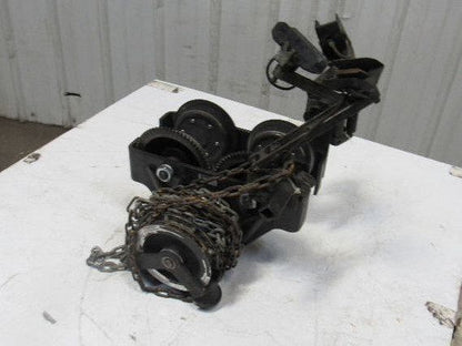 Yale 509150-1 2 Ton Hoist Chain Geared Beam Trolley 40A 600V Pickup Collector