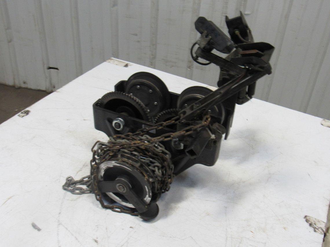 Yale 509150-1 2 Ton Hoist Chain Geared Beam Trolley 40A 600V Pickup Collector