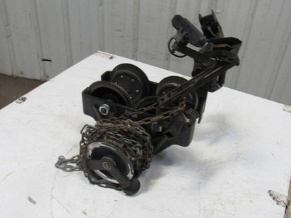 Yale 509150-1 2 Ton Hoist Chain Geared Beam Trolley 40A 600V Pickup Collector