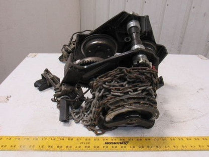 Yale 509150-1 2 Ton Hoist Chain Geared Beam Trolley 40A 600V Pickup Collector