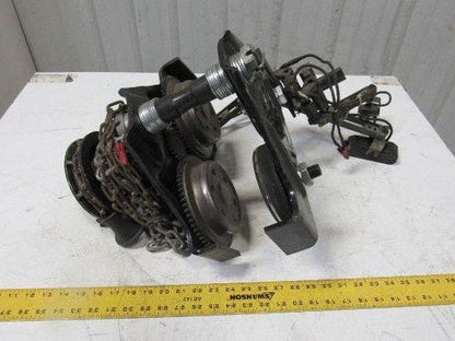 Yale 509150-1 2 Ton Hoist Chain Geared Beam Trolley 40A 600V Pickup Collector