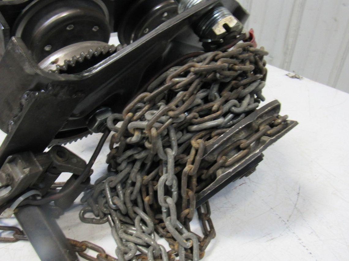 Yale 509150-1 2 Ton Hoist Chain Geared Beam Trolley 40A 600V Pickup Collector