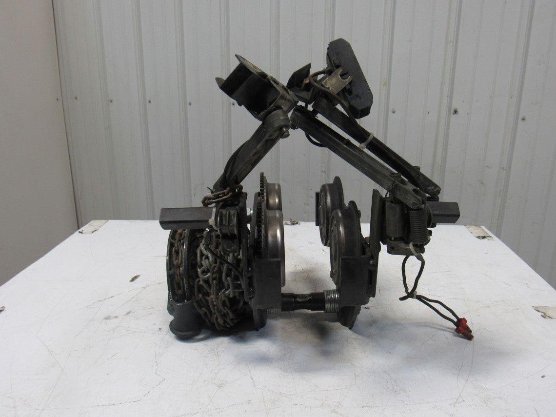 Yale 509150-1 2 Ton Hoist Chain Geared Beam Trolley 40A 600V Pickup Collector