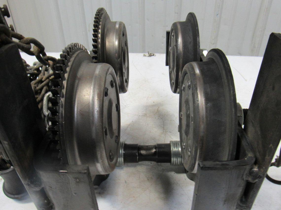 Yale 509150-1 2 Ton Hoist Chain Geared Beam Trolley 40A 600V Pickup Collector