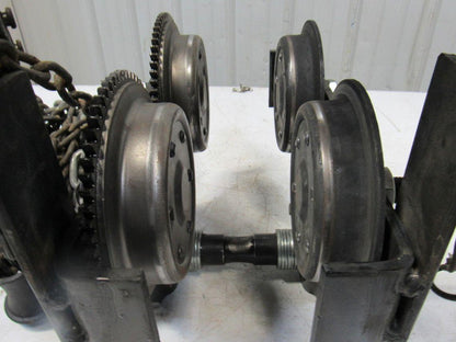 Yale 509150-1 2 Ton Hoist Chain Geared Beam Trolley 40A 600V Pickup Collector