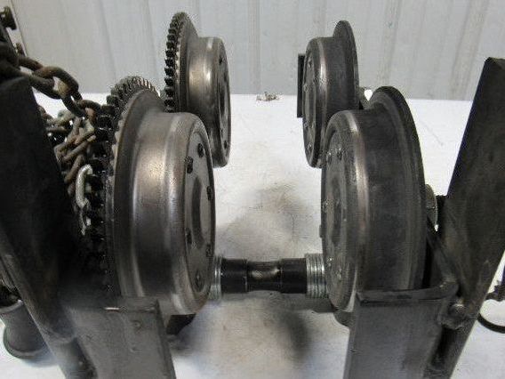 Yale 509150-1 2 Ton Hoist Chain Geared Beam Trolley 40A 600V Pickup Collector