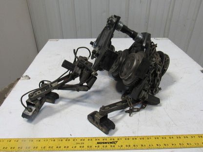 Yale 509150-1 2 Ton Hoist Chain Geared Beam Trolley 40A 600V Pickup Collector