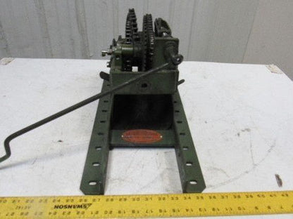 A&O Model 0 Vintage Mechanical Press Hand Pull Out Hold Back Safety Device