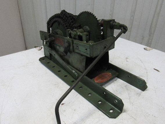 A&O Model 0 Vintage Mechanical Press Hand Pull Out Hold Back Safety Device