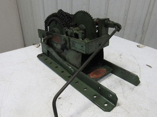 A&O Model 0 Vintage Mechanical Press Hand Pull Out Hold Back Safety Device