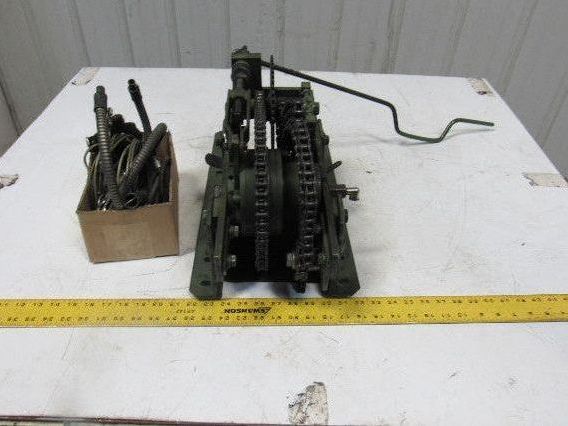 A&O Model 0 Vintage Mechanical Press Hand Pull Out Hold Back Safety Device