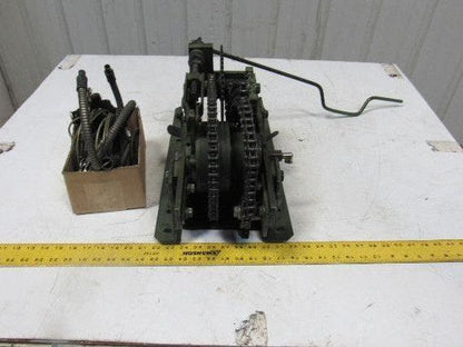 A&O Model 0 Vintage Mechanical Press Hand Pull Out Hold Back Safety Device