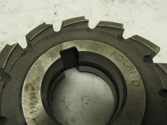 3-3/4" OD x 3/4" 12 Tooth Convex Face Mill Cutter 1" Arbor