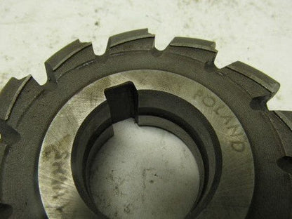 3-3/4" OD x 3/4" 12 Tooth Convex Face Mill Cutter 1" Arbor
