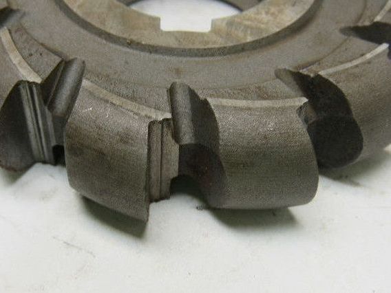 3-3/4" OD x 3/4" 12 Tooth Convex Face Mill Cutter 1" Arbor
