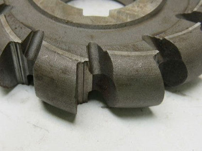 3-3/4" OD x 3/4" 12 Tooth Convex Face Mill Cutter 1" Arbor