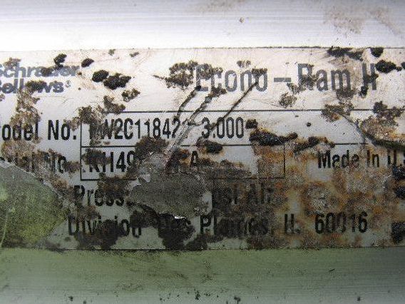 Schrader Bellows FW2C118421 3.00 3" Bore 3" Stroke Double Acting Air Cylinder