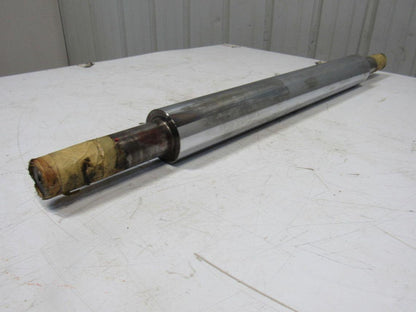 Stelmi Chrome Plated Steel Shaft 3" OD 24.5"L  1-3/4-12 Thread 37.6" OAL