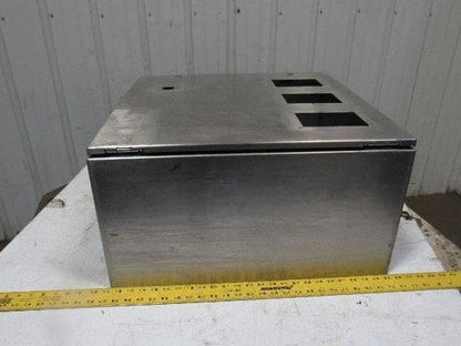 Stainless Steel Wall Mount Electrical Enclosure Box 24X24X12 W/Back Plate