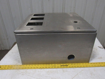 Stainless Steel Wall Mount Electrical Enclosure Box 24X24X12 W/Back Plate