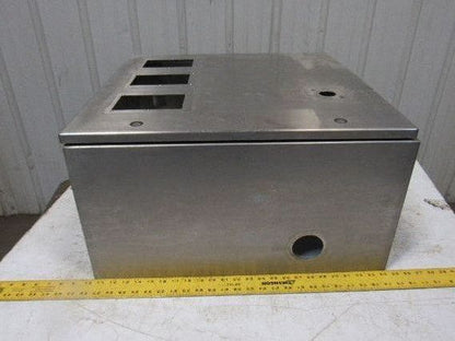 Stainless Steel Wall Mount Electrical Enclosure Box 24X24X12 W/Back Plate