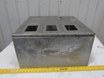 Stainless Steel Wall Mount Electrical Enclosure Box 24X24X12 W/Back Plate
